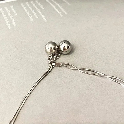 Bracelet 2 Pings 925 Sterling Silver