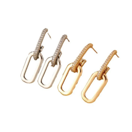 Earrings Geometric Rectangle