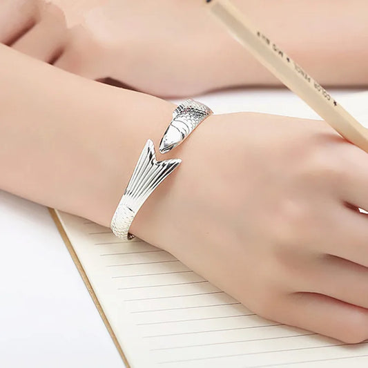 Bracelets Fish 925 Sterling Silver