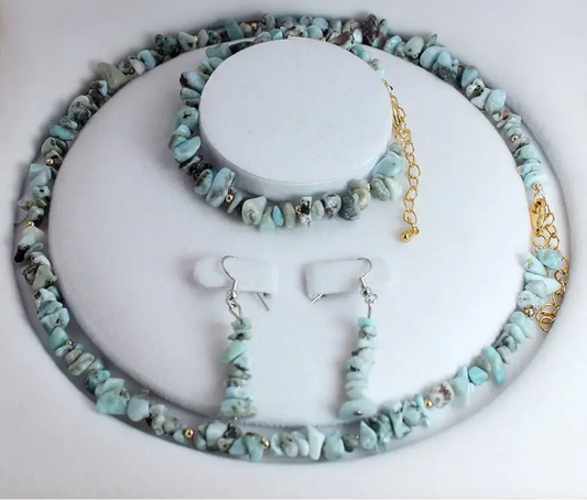 Necklace Bracelet Earrings Jewelry Set