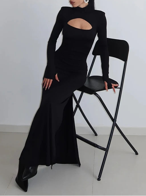 Maxi Dresses Turtleneck