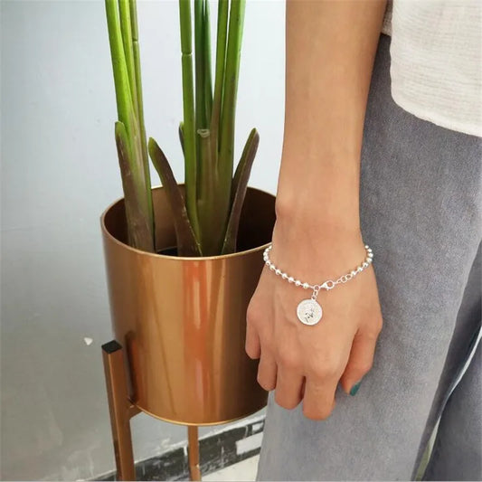 Bracelets Coin Queen 925 Sterling Silver