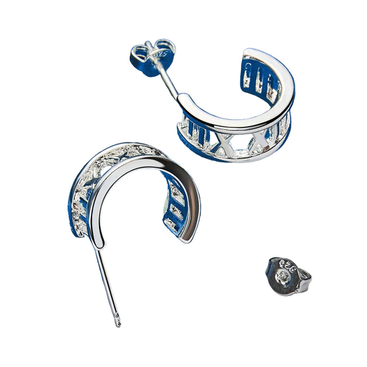 Earrings Trace 925 Sterling Silver Lux